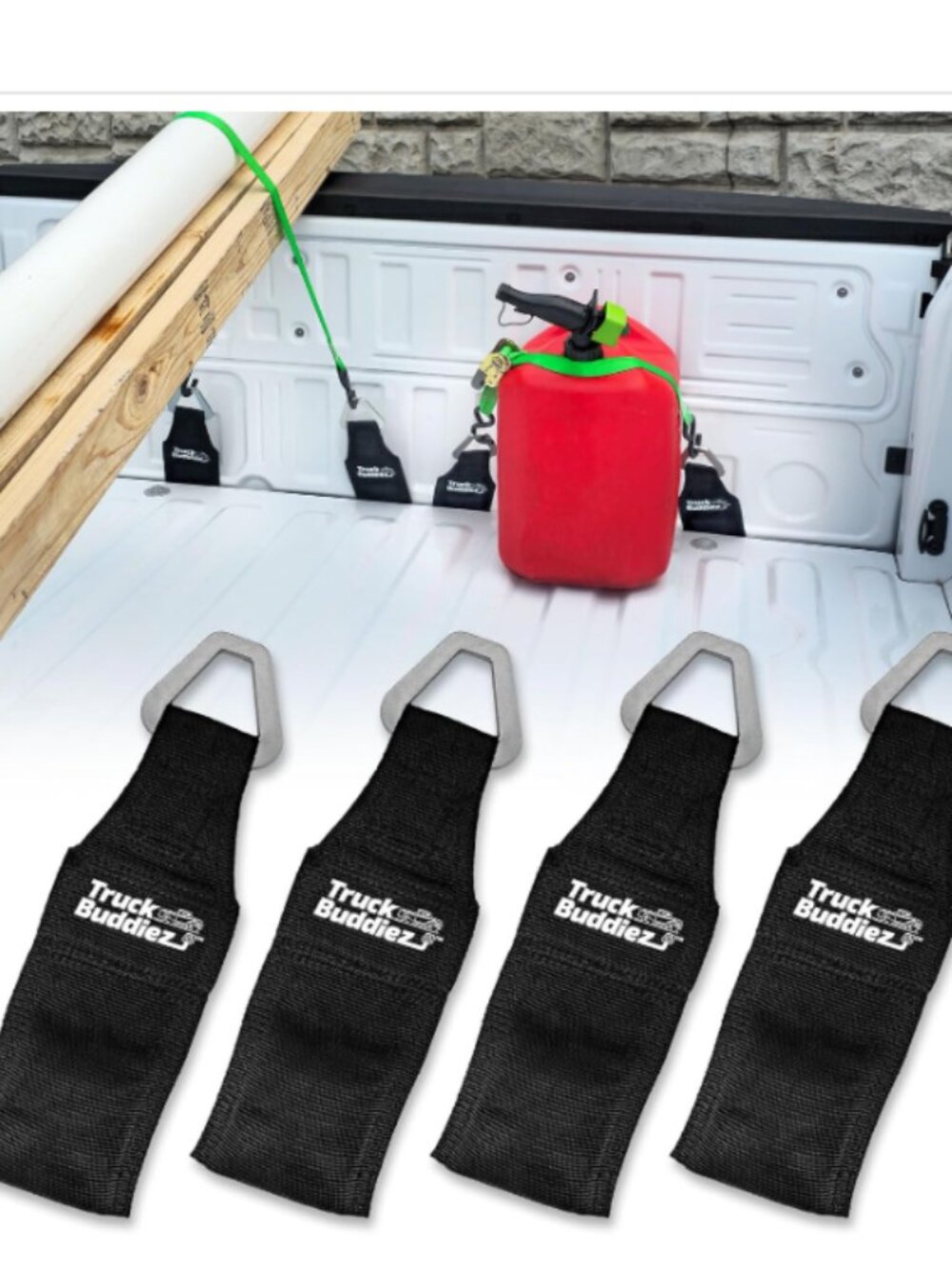 EZ4X4 Truck Buddiez EZ Bed Anchor 2pk– Easily Secures Your Ratchet Straps